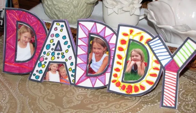 Father's Day Crafts Father's Day Crafts - DADDY Frame