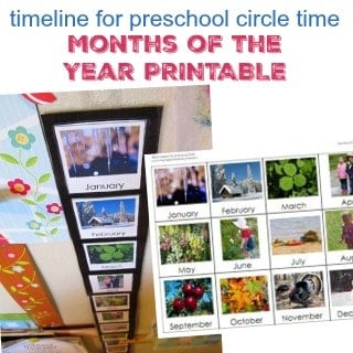 Weeks of the Yr Printable image relating to Printable Months of the Year for Preschool identify Weeks of the Yr Printable