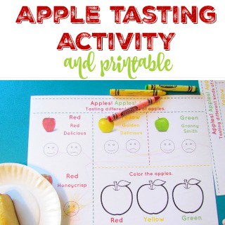 Apple Tasting Activity & Printable