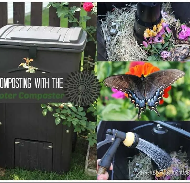 Composting with the Toter Composter #sponsored