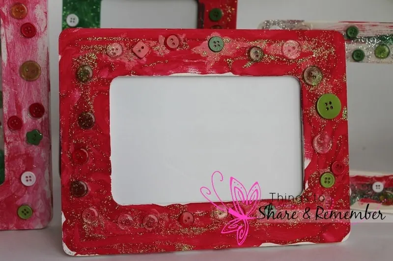 Christmas Button Frames