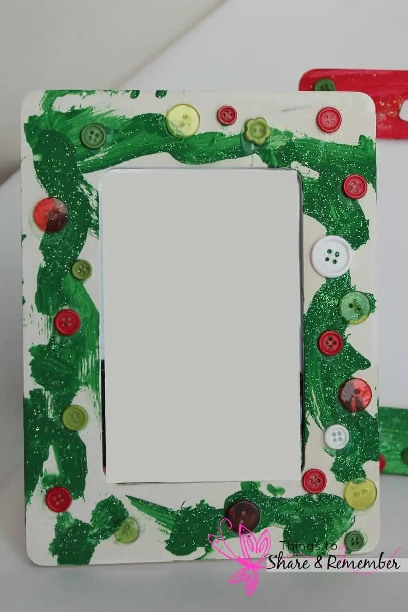 Christmas Button Frames