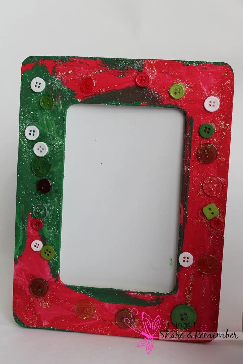 Christmas Button Frames