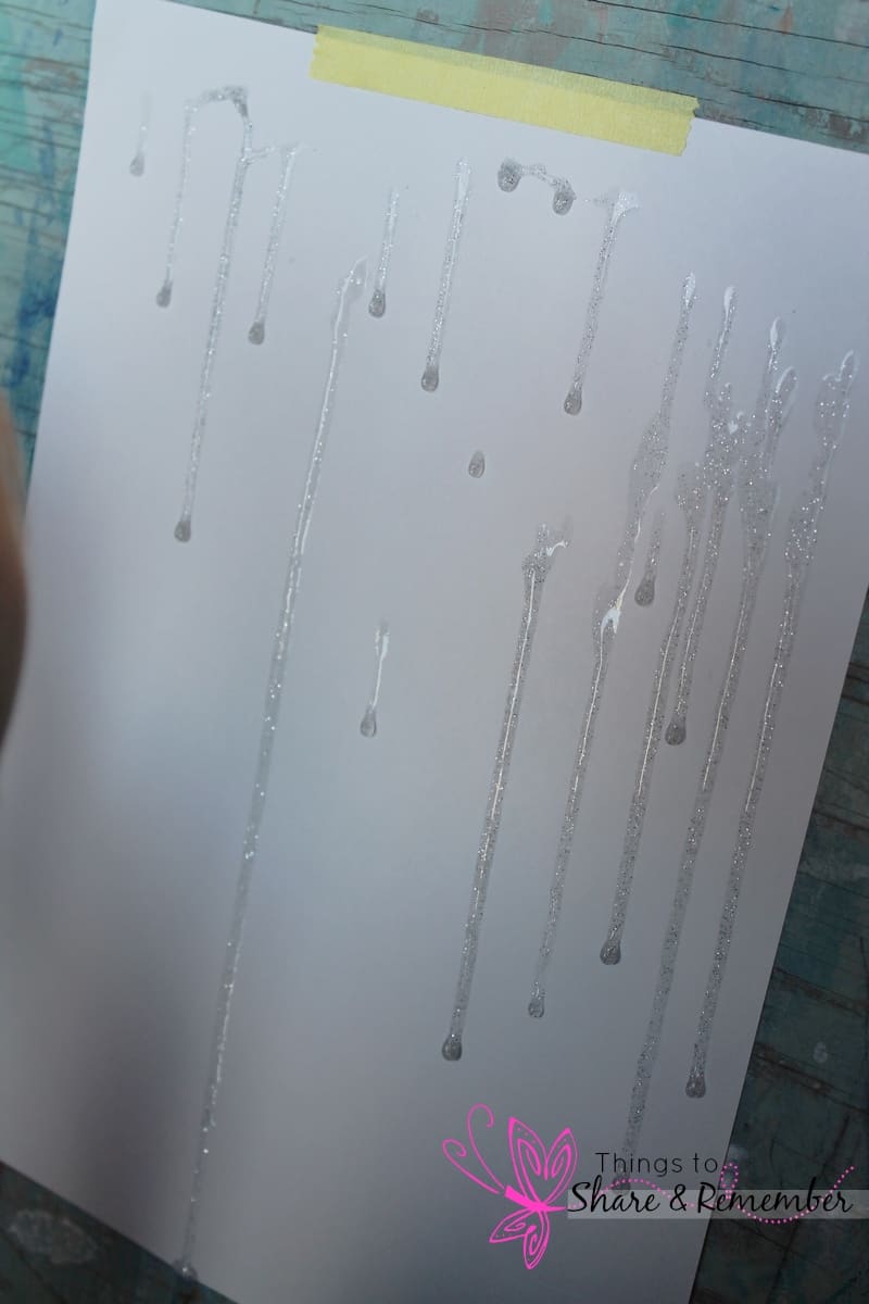 Icicle Drip Painting