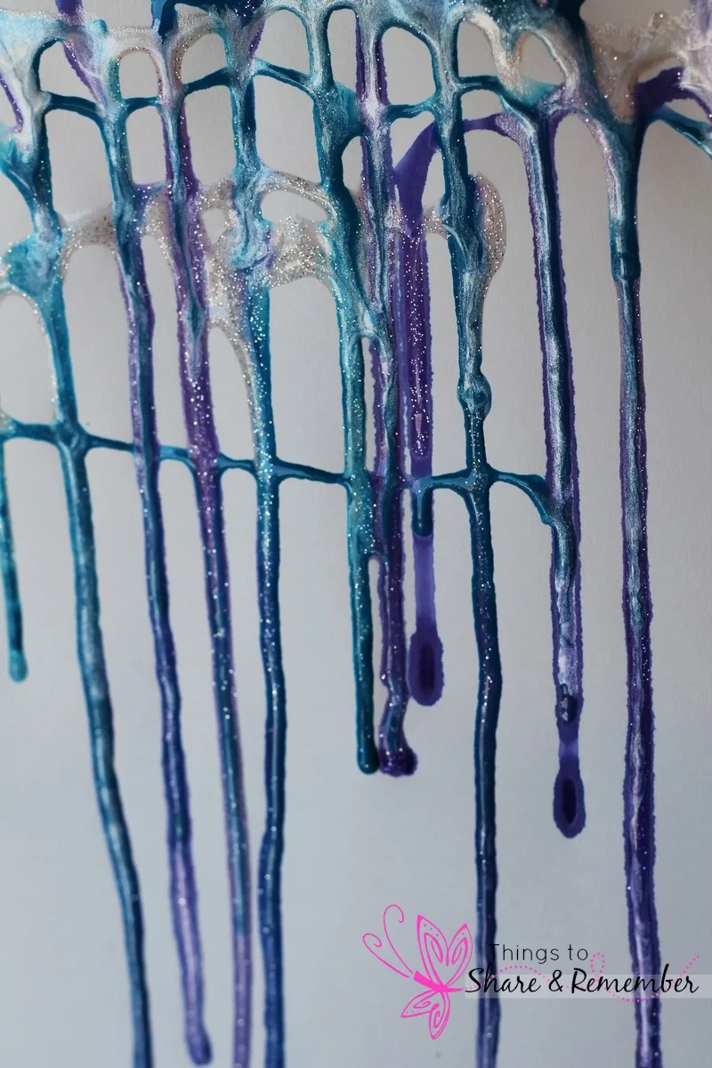 Icicle Drip Painting