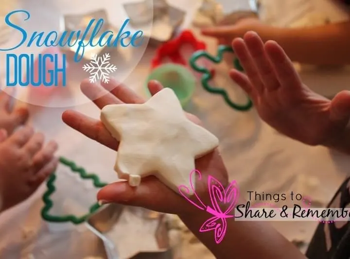 Snowflake Play Dough