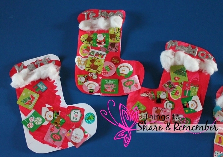 Christmas Stocking Craft & Printable Pattern