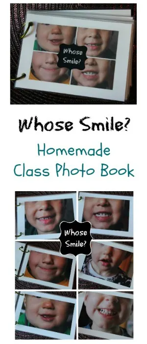 Whose Smile? Preschool Homemade Photo Book 