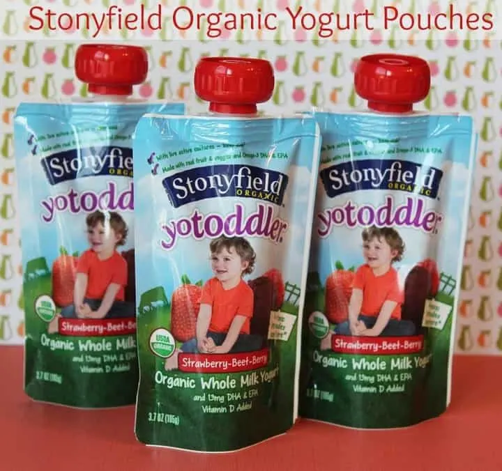 stonyfield yogurt pouches