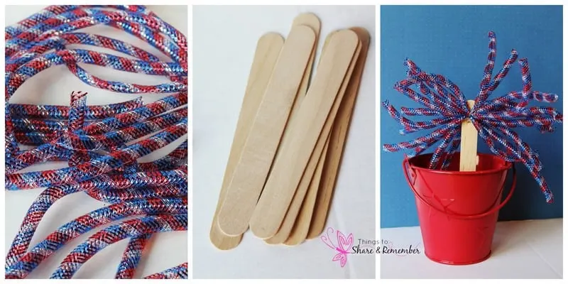 4th of July sparkler wands 