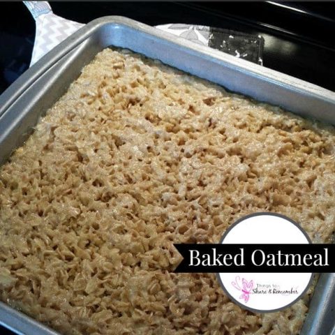 baked oatmeal recipe