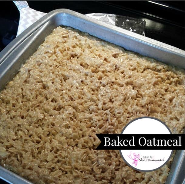 baked oatmeal recipe