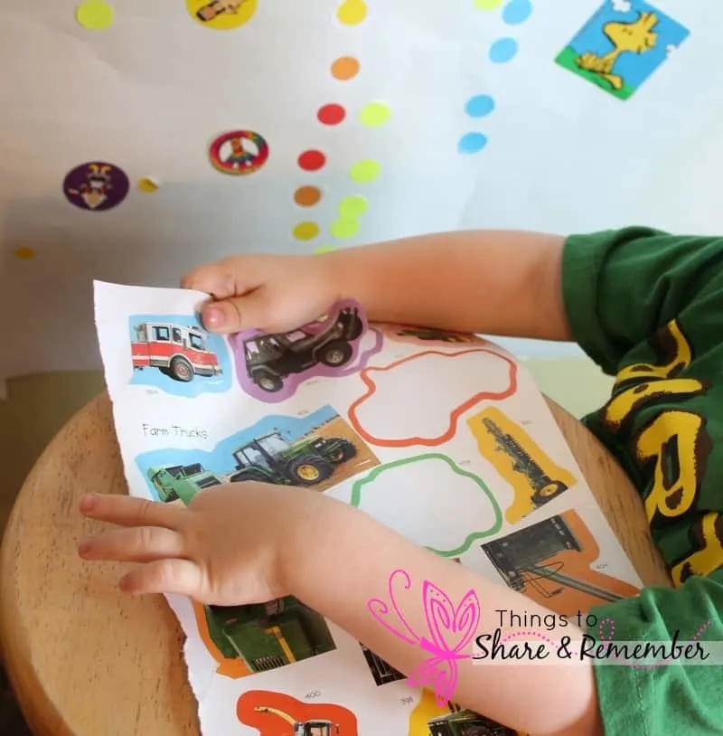 Sticker Mural Preschool Fine Motor Skills