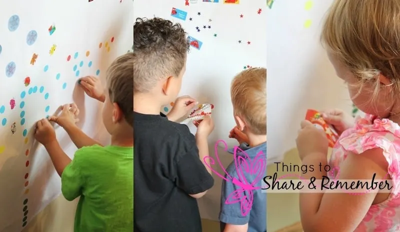 Sticker Mural Preschool Fine Motor Skills