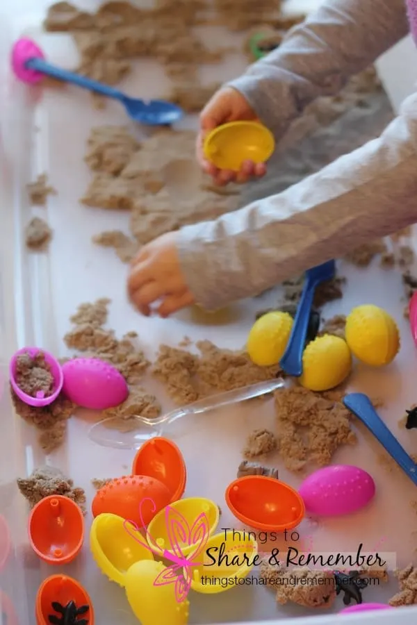 Dinosaur Egg Sensory Play