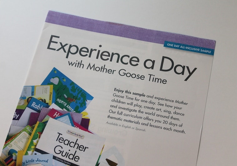 Experience a Day of Learning with Mother Goose Time #MGTblogger