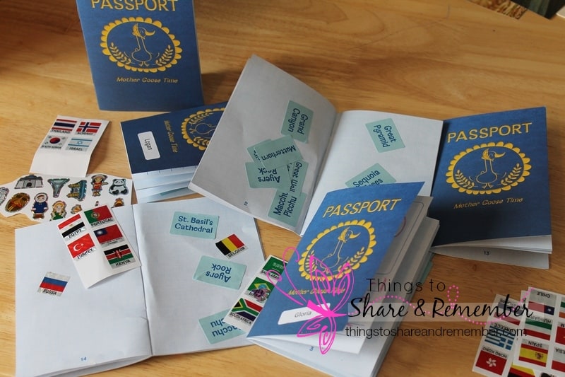 passports sticker books