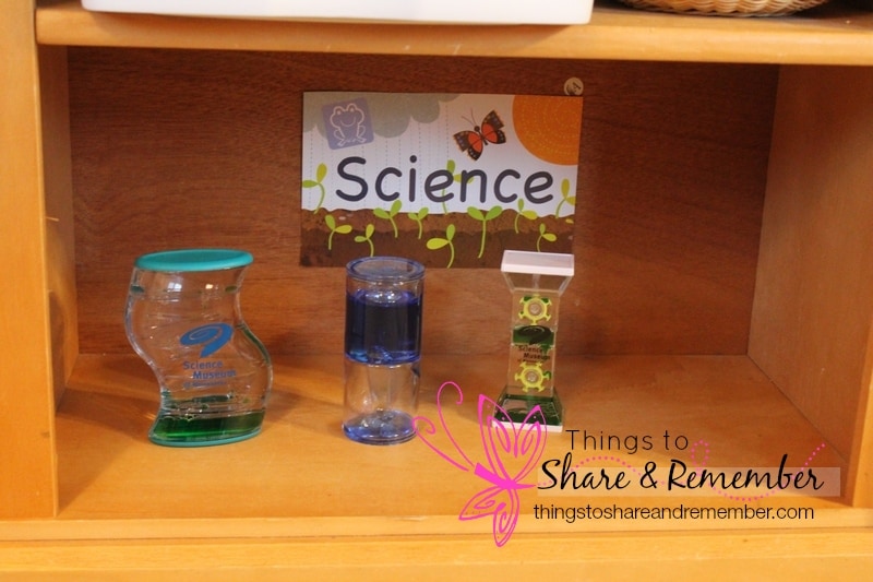 science shelf