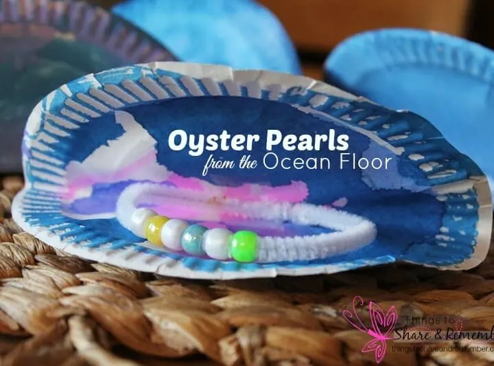 oyster pearl preschool ocean craft #MGTblogger