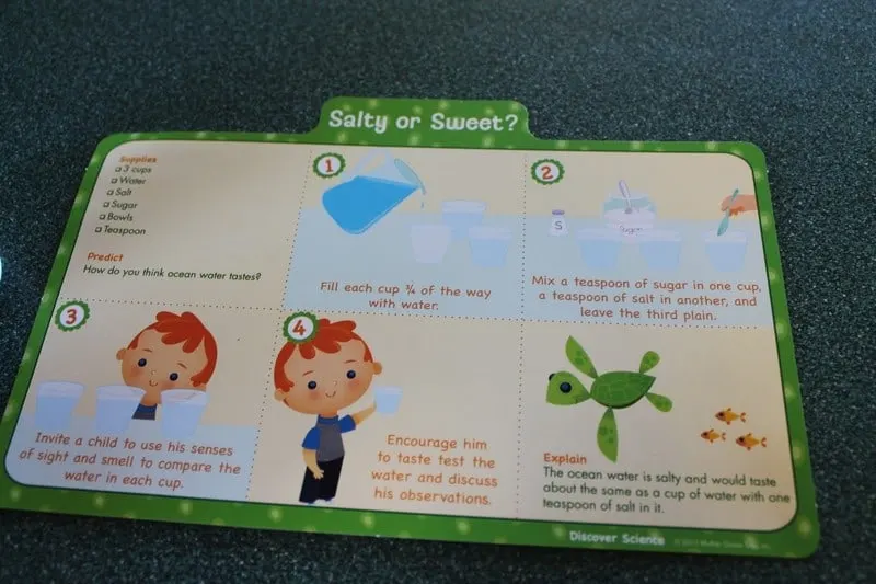 salty or sweet science card #MGTblogger