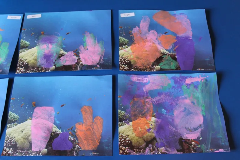 coral reef art