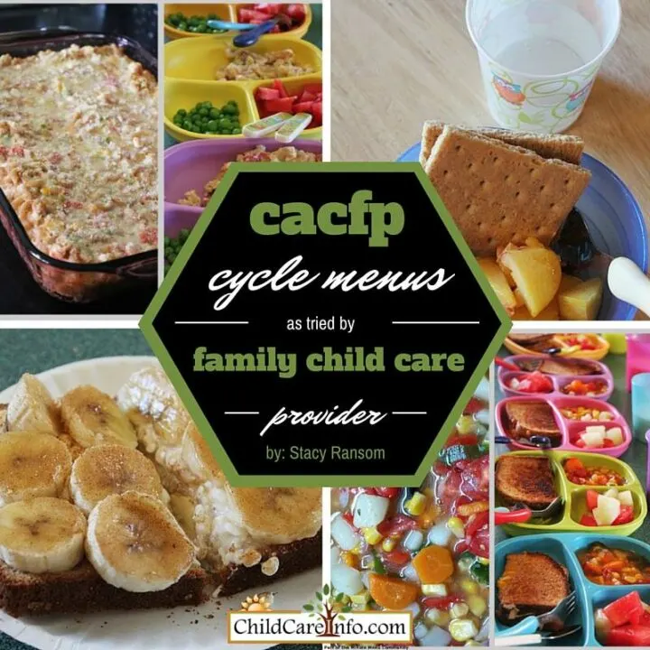 CACFP Summer Cycle Menus and Recipes
