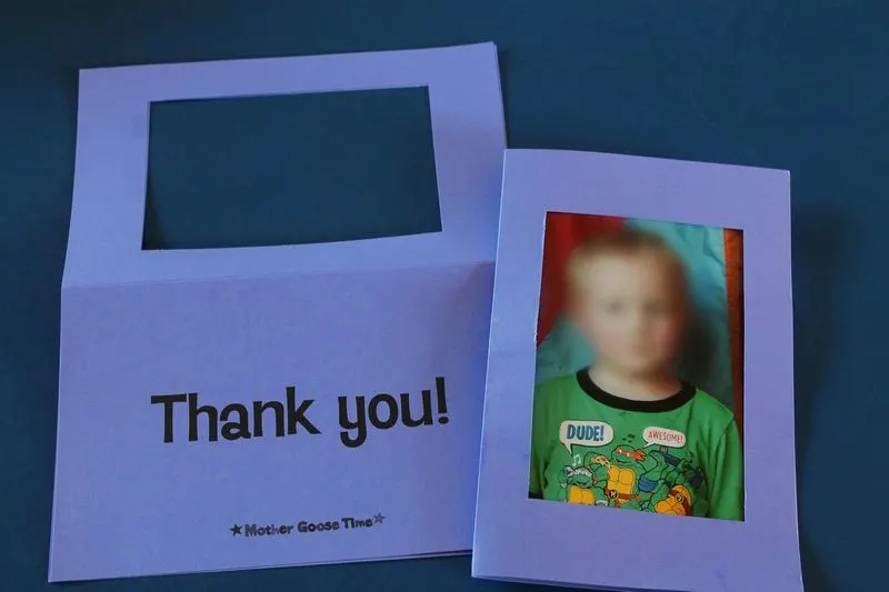 preschool open house thank you photo cards #MGTblogger preschool open house thank you photo cards #MGTblogger