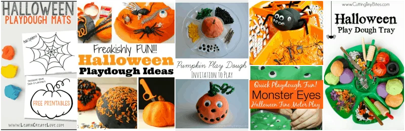 More Play Dough Ideas for Halloween