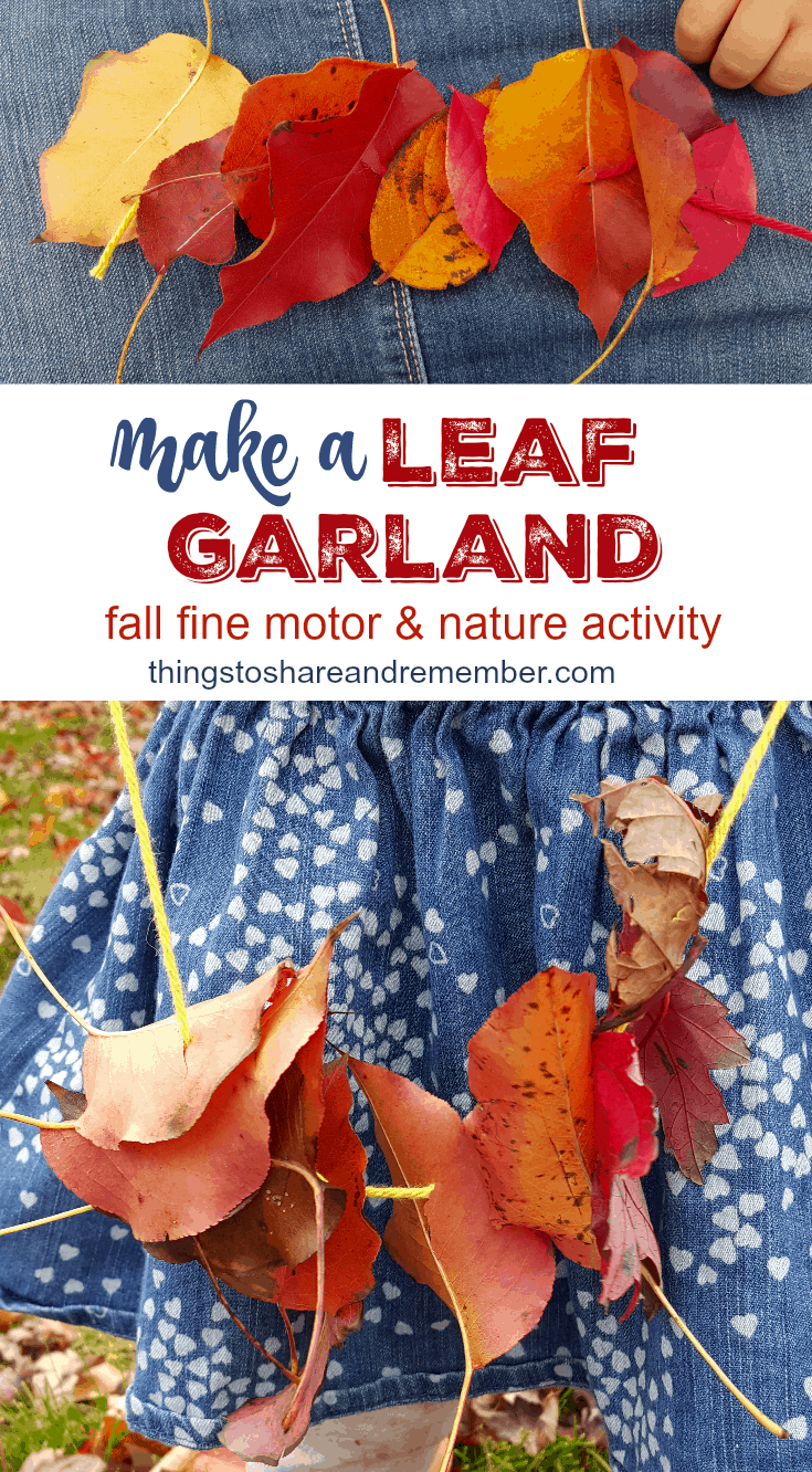 Maple Leaf Threading Activity Make a Leaf Garland