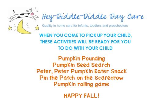 Fall Preschool Pumpkin Patch Party