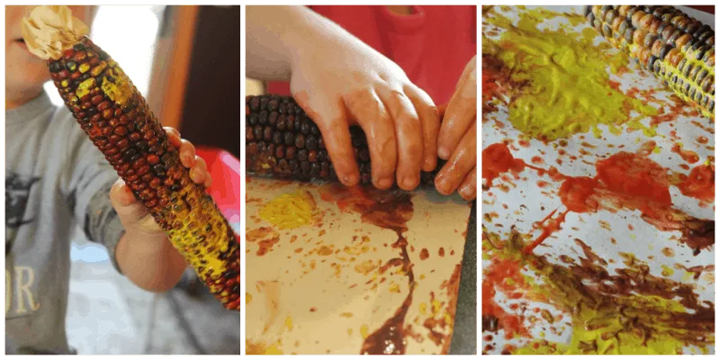 Painting with Indian Corn