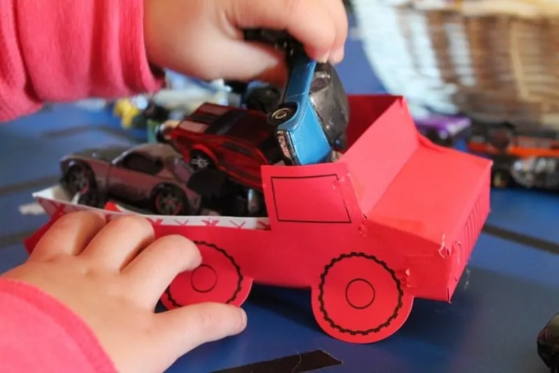 truck preschool craft