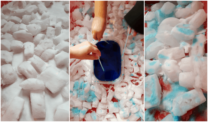 Fizzy Ice Sensory & Science #MGTBlogger