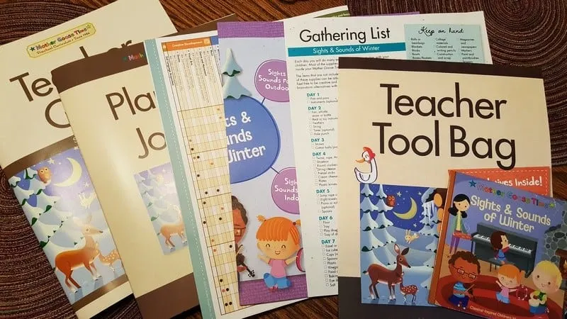 Sights and Sounds of Winter December Preschool Theme Teacher Tool Bag