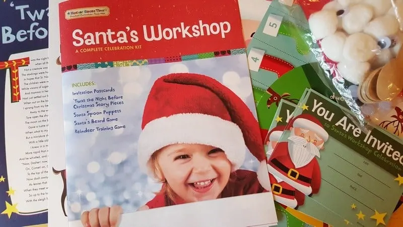 Santa's Workshop Kit Sights and Sounds of Winter December Preschool Theme 