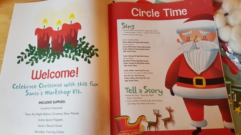 Santa's Workshop Kit Sights and Sounds of Winter December Preschool Theme 