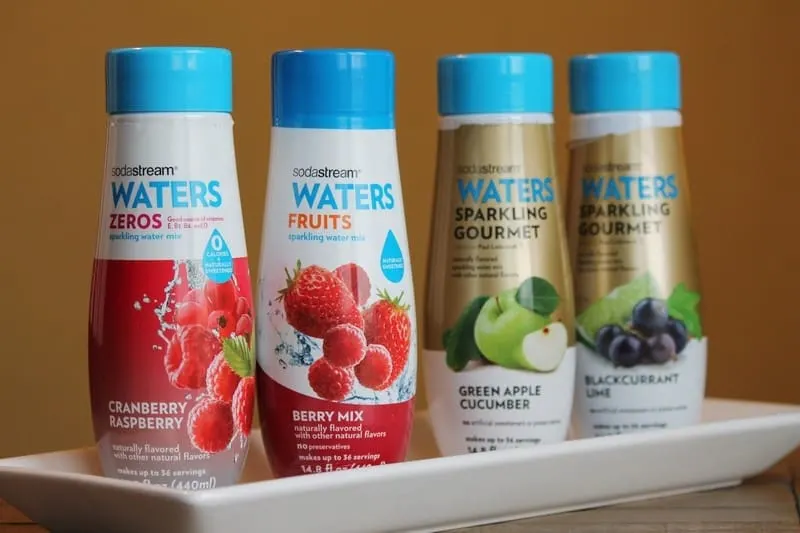 SodaStream Sparkling Drink Mixes #WaterMadeExciting