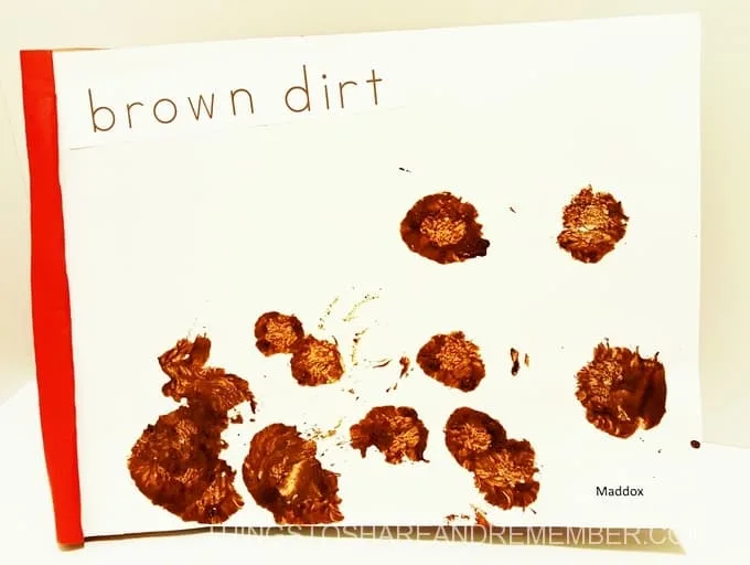 brown dirt