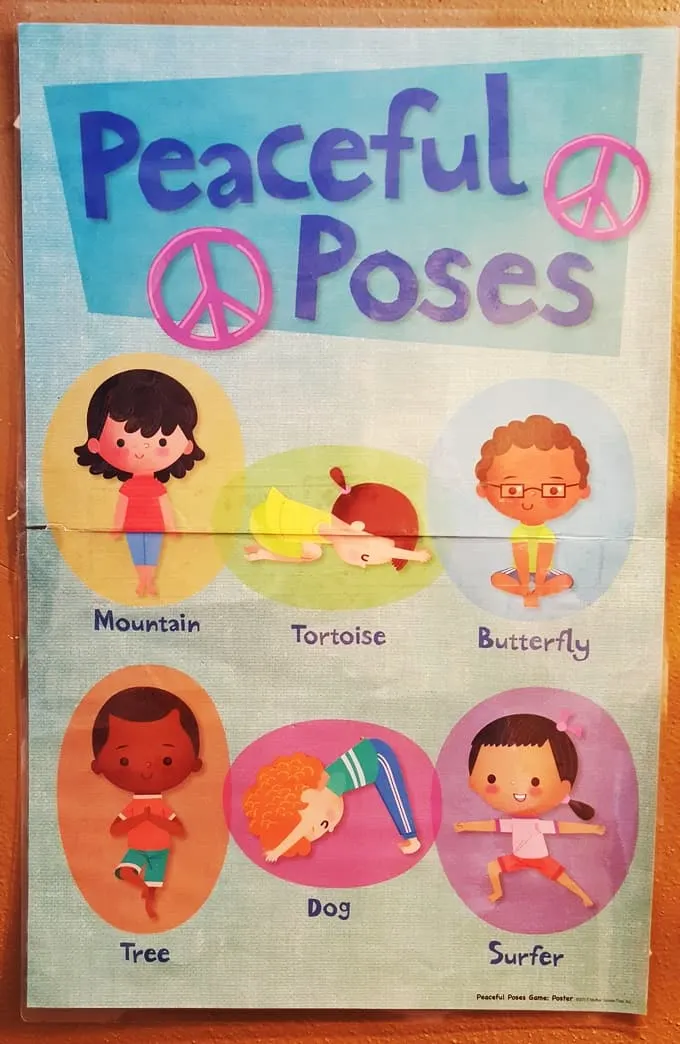 yoga for kids poster