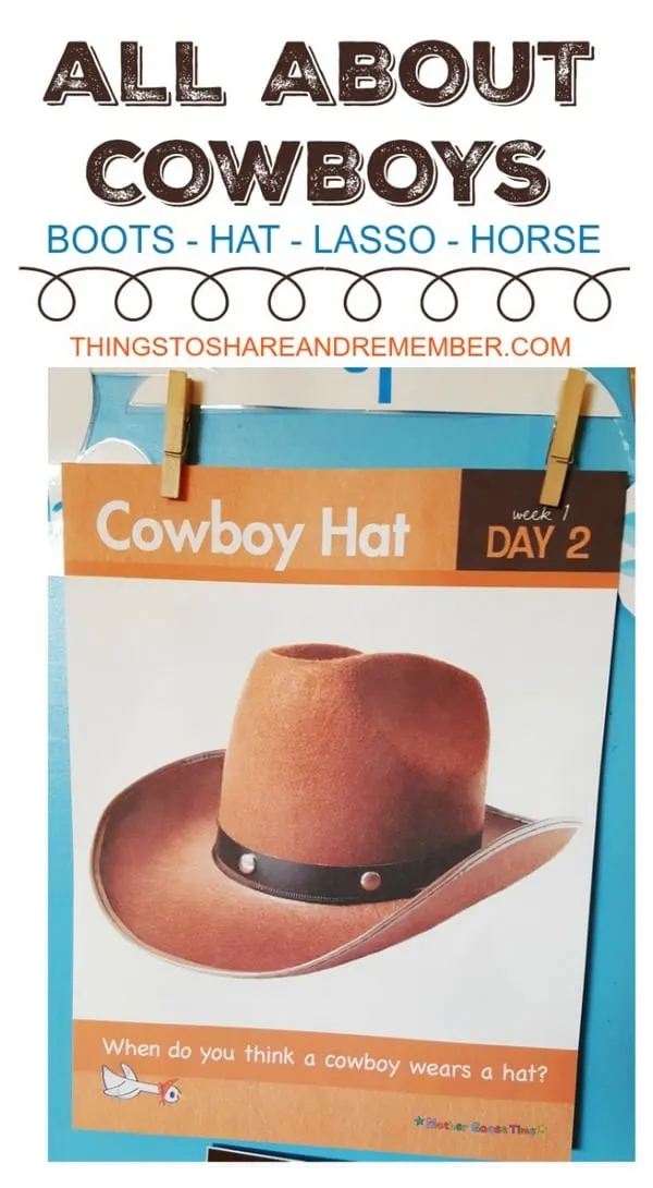 All About Cowboys Activities for Preschool Desert or Farm Theme