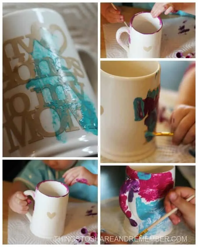 painting mugs for mother's day