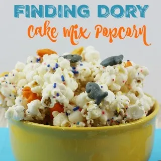Finding Dory Cake Mix Popcorn
