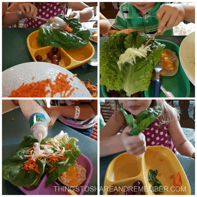 elephant leaf salad wrap collage #MGTblogger Nutrition for Kids
