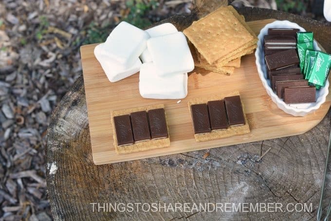 making Mint S'mores 