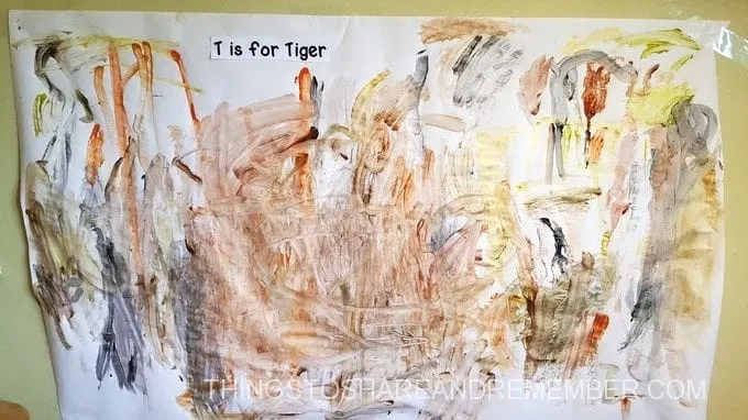T is for Tiger Stripes