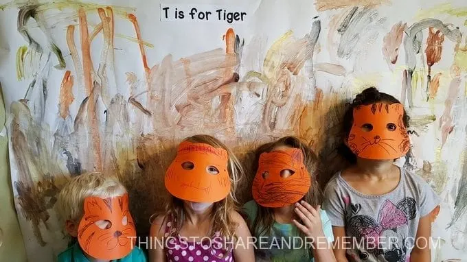 T is for tiger masks