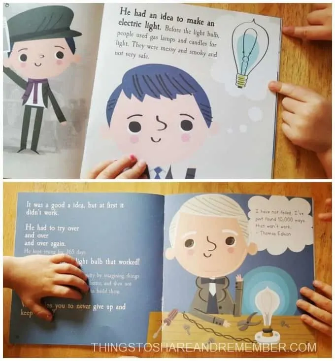 Thomas Edison Book Light and Electricity Activities For Kids
