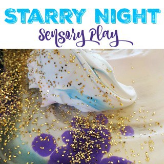 Starry Night Sensory Play