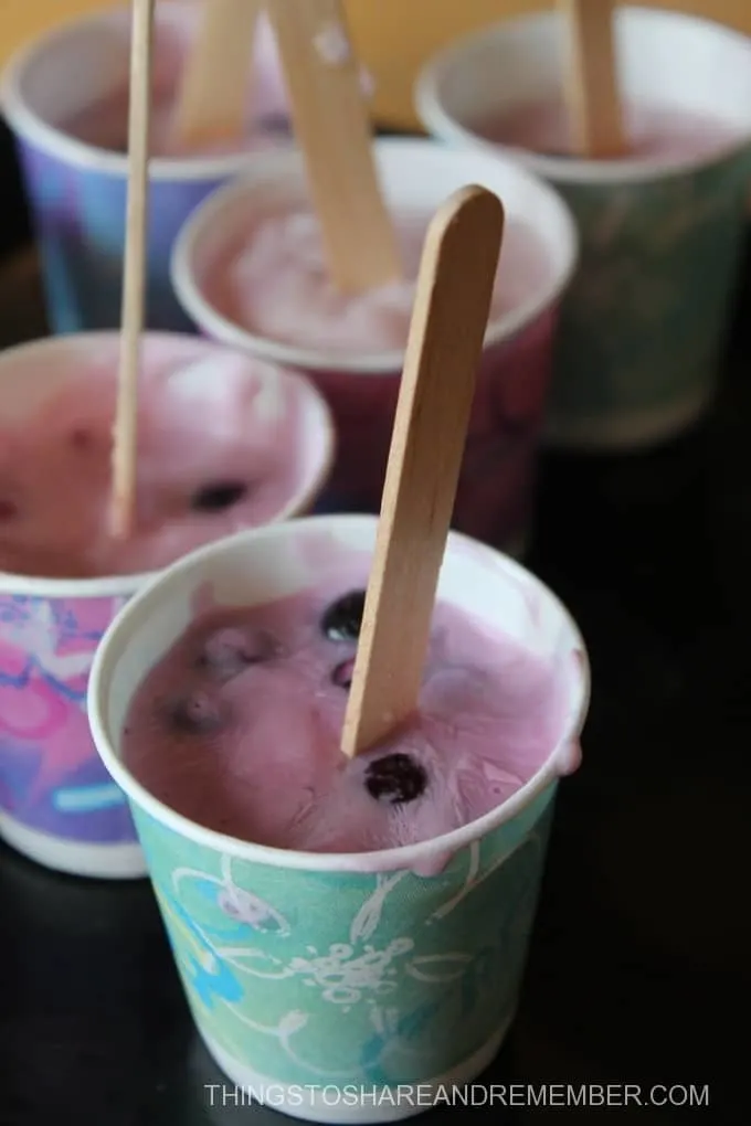 Kids Recipes Frozen Yogurt Pops