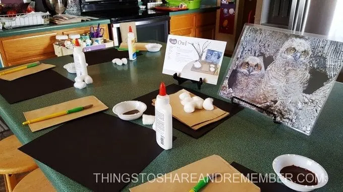 Owl Babies Inspired Art Invitation to Create